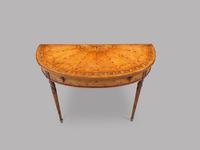 Lovely Attractive Demi Lune Console Table with Drawer (2 of 6) Lovely Attractive Demi Lune Console Table with Drawer (2 of 6)