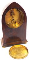 Impressive Mahogany Edwardian Lancet Clock Burr Walnut Inlay Timepiece Mantel Clock (7 of 8) Impressive Mahogany Edwardian Lancet Clock Burr Walnut Inlay Timepiece Mantel Clock (7 of 8)