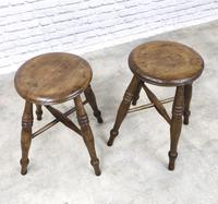Pair of Antique Tavern Stools (2 of 5) Pair of Antique Tavern Stools (2 of 5)