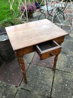 Antique 18th Century French Solid Fruitwood Rustic Side Table With Drawer (4 of 6) Antique 18th Century French Solid Fruitwood Rustic Side Table With Drawer (4 of 6)