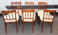 1930's Mahogany Set 6 Dining chairs with Inlay '4+2 Carvers' (3 of 3) 1930's Mahogany Set 6 Dining chairs with Inlay '4+2 Carvers' (3 of 3)