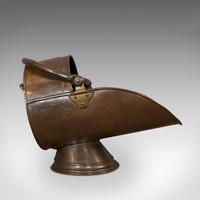 Antique Coal Scuttle, English, Copper, Brass, Fireside Bin, Victorian c.1900 (5 of 9) Antique Coal Scuttle, English, Copper, Brass, Fireside Bin, Victorian c.1900 (5 of 9)