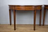 Stunning Pair of Georgian Mahogany Console Tables (2 of 3) Stunning Pair of Georgian Mahogany Console Tables (2 of 3)