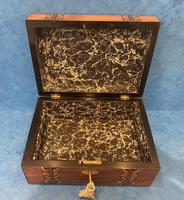 Victorian Walnut Inlaid Jewellery Box (11 of 12) Victorian Walnut Inlaid Jewellery Box (11 of 12)