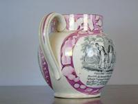 19th Century Sunderland Pink Lustre Jug Sailors Farewell (9 of 9) 19th Century Sunderland Pink Lustre Jug Sailors Farewell (9 of 9)