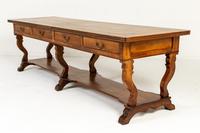 Large 19th Century Italian Walnut Drapers Table (1 of 13)