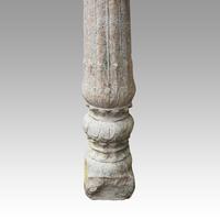 Pair of Antique Carved Sandstone Columns (2 of 4) Pair of Antique Carved Sandstone Columns (2 of 4)