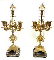 Superb Antique French Ormolu Mantel Candelabra Clock Set Embossed Decoration Finial 8 Day Striking (3 of 15) Superb Antique French Ormolu Mantel Candelabra Clock Set Embossed Decoration Finial 8 Day Striking (3 of 15)