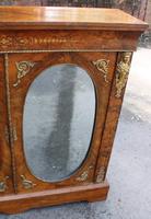 1850's Burr Walnut Pier 2 Door Cabinet with Key (3 of 6) 1850's Burr Walnut Pier 2 Door Cabinet with Key (3 of 6)
