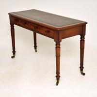 Antique Victorian Mahogany Leather Top Writing Table / Desk (7 of 10) Antique Victorian Mahogany Leather Top Writing Table / Desk (7 of 10)