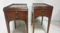 Super Pair of Mahogany Bedside Lamp Tables (2 of 11) Super Pair of Mahogany Bedside Lamp Tables (2 of 11)