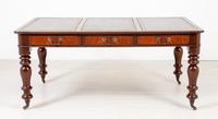 Large Victorian Mahogany Writing Table (2 of 10) Large Victorian Mahogany Writing Table (2 of 10)