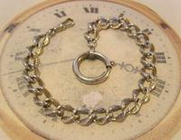 Antique German Pocket Watch Chain 1920s Ornate Silver Nickel Fancy Albert (3 of 11) Antique German Pocket Watch Chain 1920s Ornate Silver Nickel Fancy Albert (3 of 11)