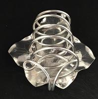 Art Nouveau Silver Plated Spiral Toast Rack (3 of 8) Art Nouveau Silver Plated Spiral Toast Rack (3 of 8)