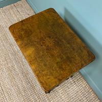 Spectacular Figured Walnut Inlaid Victorian Antique Work Box / Side Table (6 of 8) Spectacular Figured Walnut Inlaid Victorian Antique Work Box / Side Table (6 of 8)