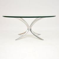 1970’s Vintage Steel & Glass Coffee Table (2 of 9) 1970’s Vintage Steel & Glass Coffee Table (2 of 9)