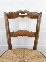 Set of Four Antique French Fruitwood Dining Chairs (6 of 9) Set of Four Antique French Fruitwood Dining Chairs (6 of 9)