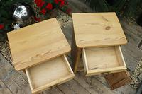 Fantastic & Large Pair of Old Stripped Pine Bedside Cabinets - We Deliver! (6 of 9) Fantastic & Large Pair of Old Stripped Pine Bedside Cabinets - We Deliver! (6 of 9)