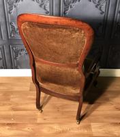 Victorian Mahogany Scroll Arm Nursing Chair (9 of 9) Victorian Mahogany Scroll Arm Nursing Chair (9 of 9)