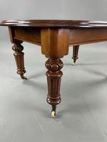 Large Victorian Mahogany Three Leaf Extending Dining Table (4 of 6) Large Victorian Mahogany Three Leaf Extending Dining Table (4 of 6)