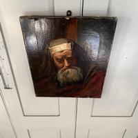 Antique oil painting portrait of a Jewish Rabbi (5 of 10) Antique oil painting portrait of a Jewish Rabbi (5 of 10)