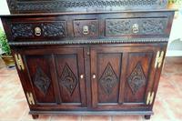 Country Oak Marquetry Inlaid Court Cupboard 1770 (3 of 10) Country Oak Marquetry Inlaid Court Cupboard 1770 (3 of 10)