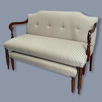 Regency Occasional Sofa with Footstool (8 of 9) Regency Occasional Sofa with Footstool (8 of 9)