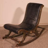 Polychrome Napoleon III Rocking Chair (7 of 10) Polychrome Napoleon III Rocking Chair (7 of 10)