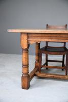 Country Antique Style Oak Refectory Kitchen Dining Table (11 of 12) Country Antique Style Oak Refectory Kitchen Dining Table (11 of 12)