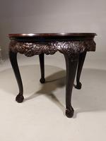 Well Carved Late 19th Century Oriental Centre Table (4 of 6) Well Carved Late 19th Century Oriental Centre Table (4 of 6)