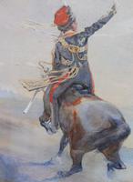 Pair of Victorian Watercolours The Hussars Artist George Clark (9 of 10) Pair of Victorian Watercolours The Hussars Artist George Clark (9 of 10)
