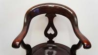Victorian Mahogany swivel, desk or office chair (2 of 15) Victorian Mahogany swivel, desk or office chair (2 of 15)