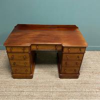 Quality Victorian Mahogany Antique Pedestal Desk (5 of 8) Quality Victorian Mahogany Antique Pedestal Desk (5 of 8)