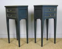 Antique Pair of Painted Bedside Cabinets Brass Mounts (4 of 8) Antique Pair of Painted Bedside Cabinets Brass Mounts (4 of 8)