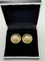 1970s Christian Dior Pearl Earings by Henkel Grossé