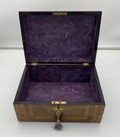Victorian Inlaid Walnut & Tunbridge Ware Jewellery Box (7 of 14) Victorian Inlaid Walnut & Tunbridge Ware Jewellery Box (7 of 14)