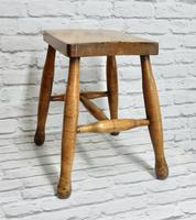 Antique Country Stool - Ash & Sycamore (3 of 5) Antique Country Stool - Ash & Sycamore (3 of 5)