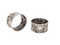 Pair of Antique Victorian Sterling Silver Napkin Rings in Case 1897 (2 of 8) Pair of Antique Victorian Sterling Silver Napkin Rings in Case 1897 (2 of 8)