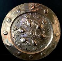 Pair of Large Arts and Crafts Repousse Copper Chargers (2 of 5) Pair of Large Arts and Crafts Repousse Copper Chargers (2 of 5)