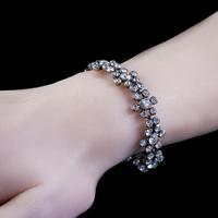Antique Victorian Paste Bracelet Sterling Silver Dated 1895 (2 of 6) Antique Victorian Paste Bracelet Sterling Silver Dated 1895 (2 of 6)