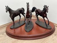 Set 3 Small Solid Bronze Horse Racing "The Origins of Champions" by Gill Parker (12 of 45) Set 3 Small Solid Bronze Horse Racing "The Origins of Champions" by Gill Parker (12 of 45)