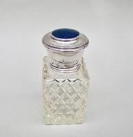 George V Silver & "Butterfly Wing" Glass Scent Bottle by G. W. Aldridge, Birmingham 1924 (2 of 8) George V Silver & "Butterfly Wing" Glass Scent Bottle by G. W. Aldridge, Birmingham 1924 (2 of 8)