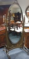 French Gilt Bronze Cheval Mirror (9 of 10) French Gilt Bronze Cheval Mirror (9 of 10)