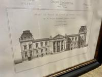 19th Century French Architectural Print (2 of 4) 19th Century French Architectural Print (2 of 4)