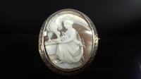 Antique Victorian Large Silver Carved Cameo Shell Large Brooch (12 of 12) Antique Victorian Large Silver Carved Cameo Shell Large Brooch (12 of 12)