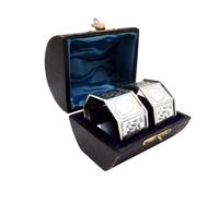 Pair of Antique Victorian Sterling Silver Napkin Rings in Case 1893 (9 of 9) Pair of Antique Victorian Sterling Silver Napkin Rings in Case 1893 (9 of 9)