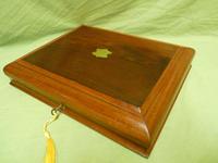 Flame Mahogany Jewel – Document Box + Tray c.1880 (11 of 12) Flame Mahogany Jewel – Document Box + Tray c.1880 (11 of 12)