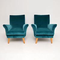 Pair of Vintage Armchairs & Ottomans c.1960’s (12 of 13) Pair of Vintage Armchairs & Ottomans c.1960’s (12 of 13)