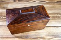 Early Victorian Rosewood Tea Caddy c.1840 (6 of 8) Early Victorian Rosewood Tea Caddy c.1840 (6 of 8)