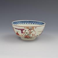 First Period Worcester Porcelain Boy In The Window Slop Bowl (2 of 8) First Period Worcester Porcelain Boy In The Window Slop Bowl (2 of 8)